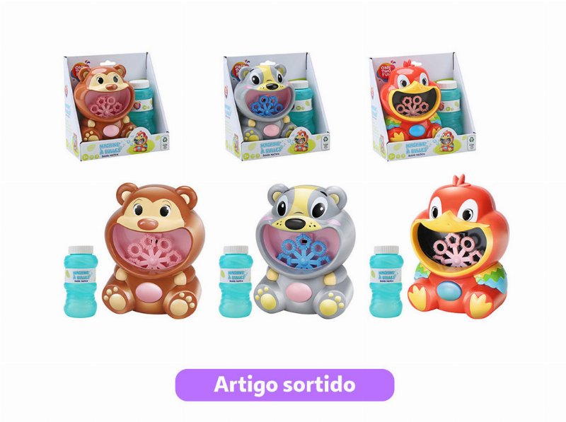 O Meu Animal Que Faz Bolas De Sabão One Two Fun Modelos Sortidos