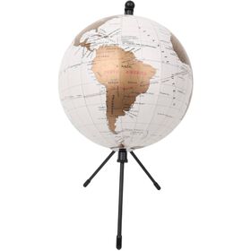 Globo Branco Com Pés Kasa