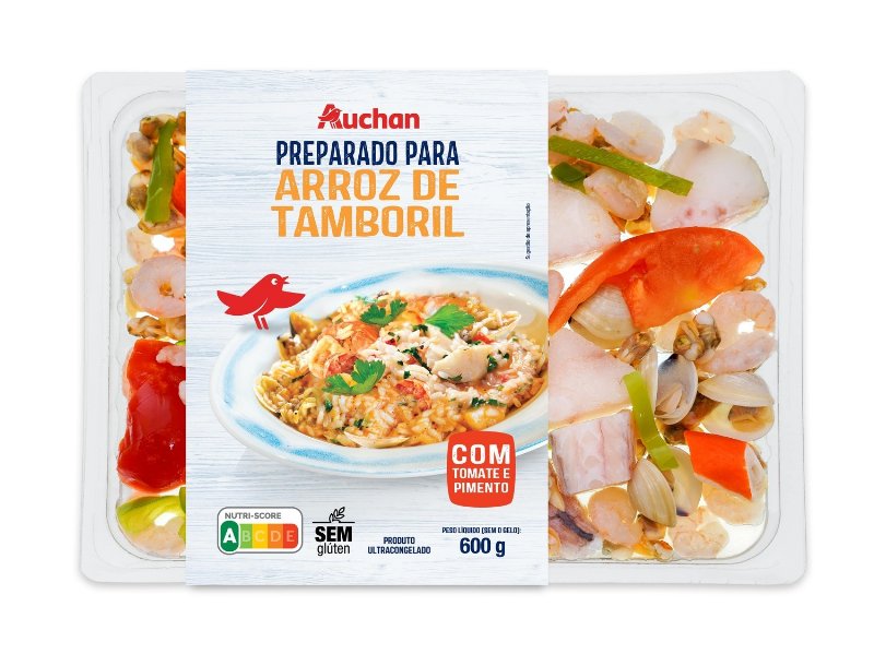 Preparado Para Arroz Auchan Tamboril Sem Glúten 600 g
