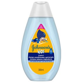 Champô, Condicionador E Gel De Banho Kids 3 Em 1 Johnson's Baby 300 ml