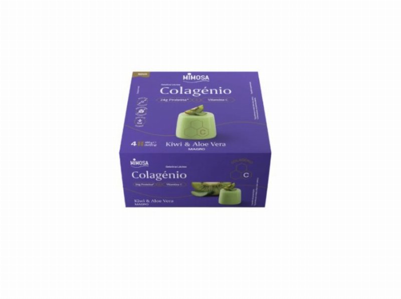 Gelatina Com Iogurte Mimosa Kiwi E Aloe Com Colagénio 4X120 g