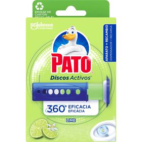 Discos Sanitários Ativos Gel Dispensador + Recargas Lima Pato