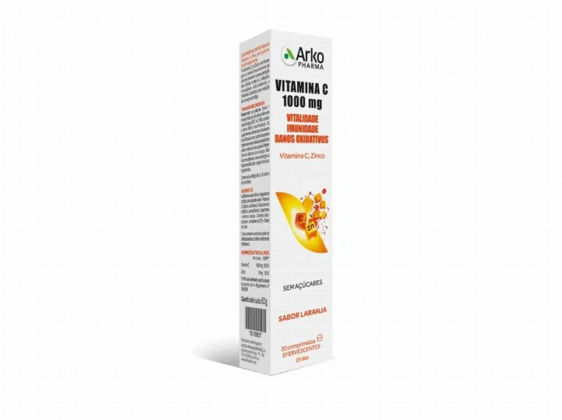 Suplemento Arkopharma Vitamina C + Zinco 20 Comp