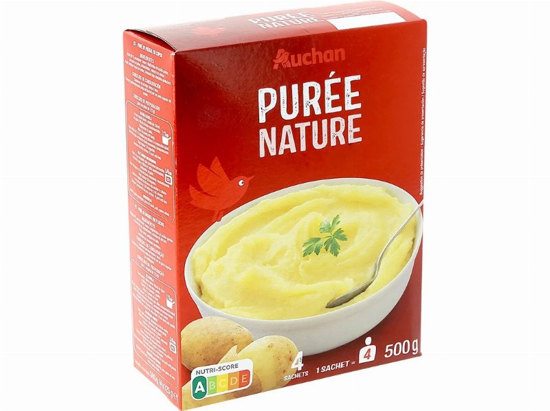 Puré Batata Auchan 500 g