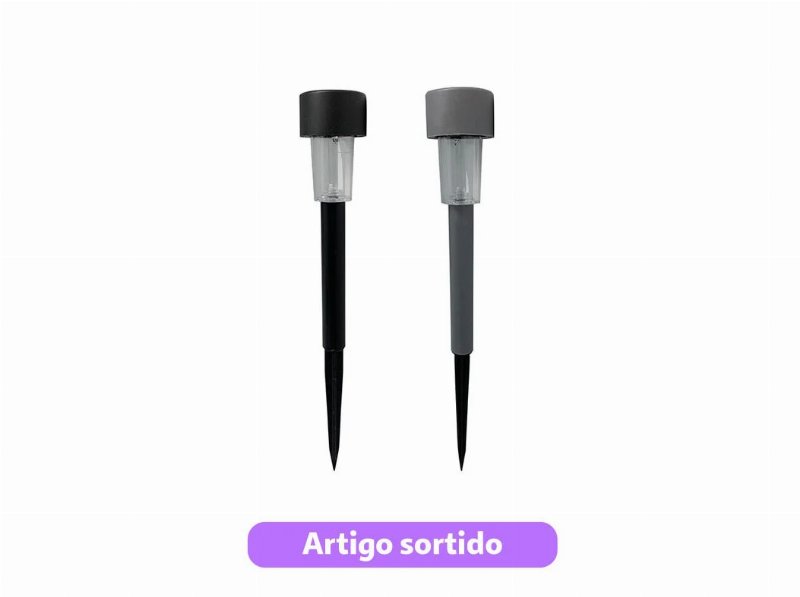 Candeeiro Solar Gardenstar Plástico Alt 31Cm Cores Sortidas