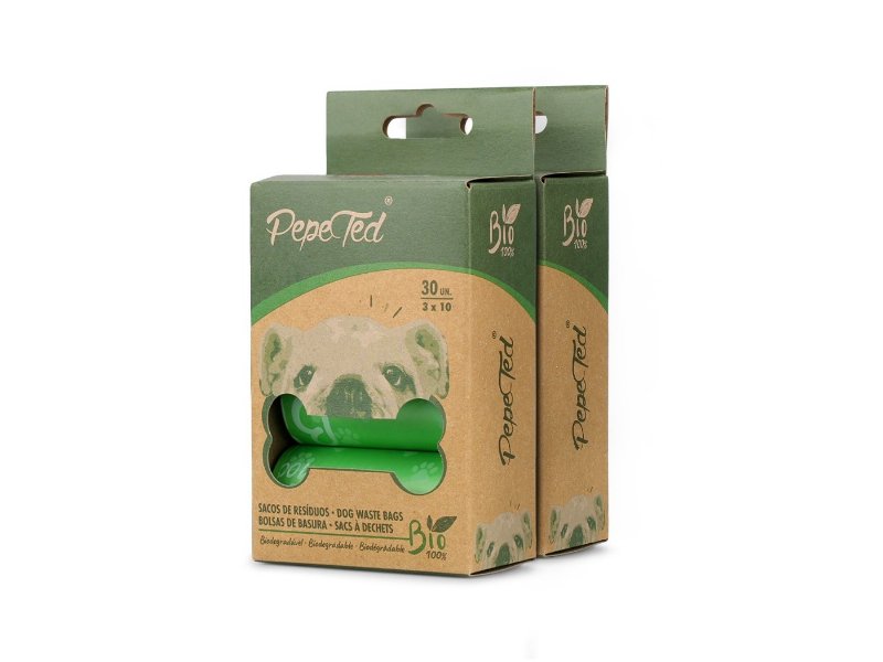 Pack Duplo Sacos Pepe Ted Biodegradáveis 60 Un