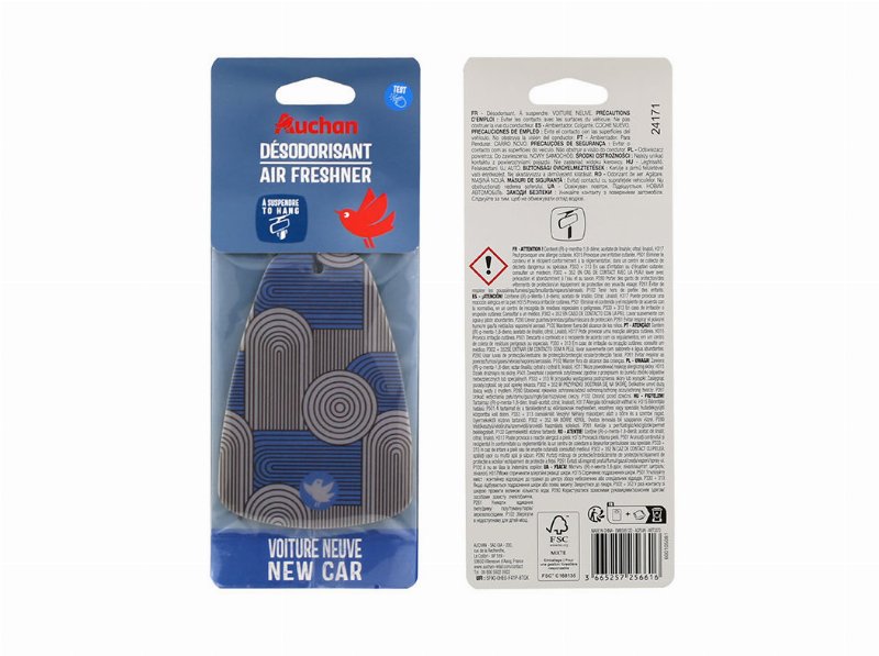 Ambientador Auto Auchan Novo Carro