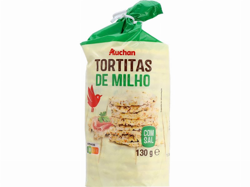 Tortitas Auchan Milho Com Sal 130 g