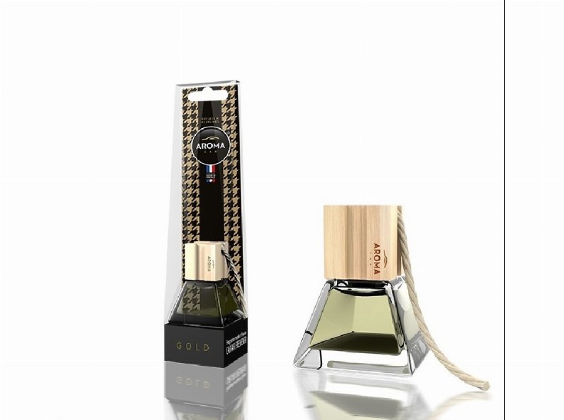 Ambientador Auto Aroma Car Prestige Wood Gold