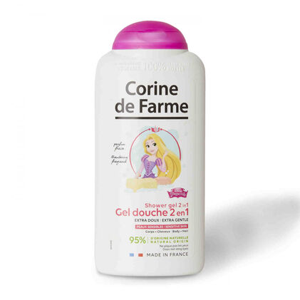 Gel De Banho 2 Em 1 Princesas Fragrância De Morango Corine De Farme 0.3L