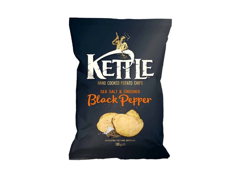 Batatas Fritas Kettle Pimenta Preta 130 g