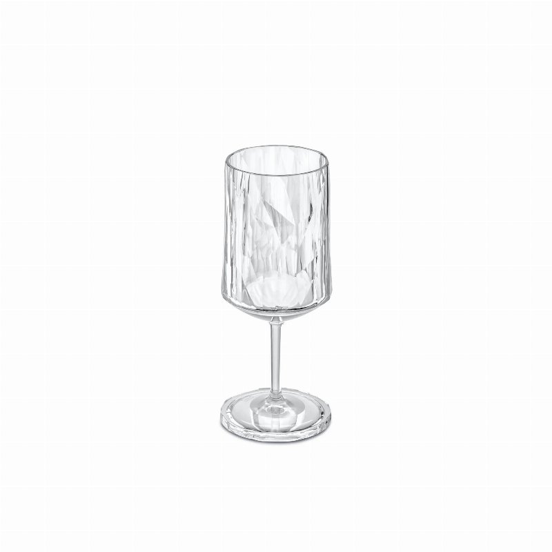 Koziol Copo Plástico Pé Alto Transparente 350 ml Club Nº4