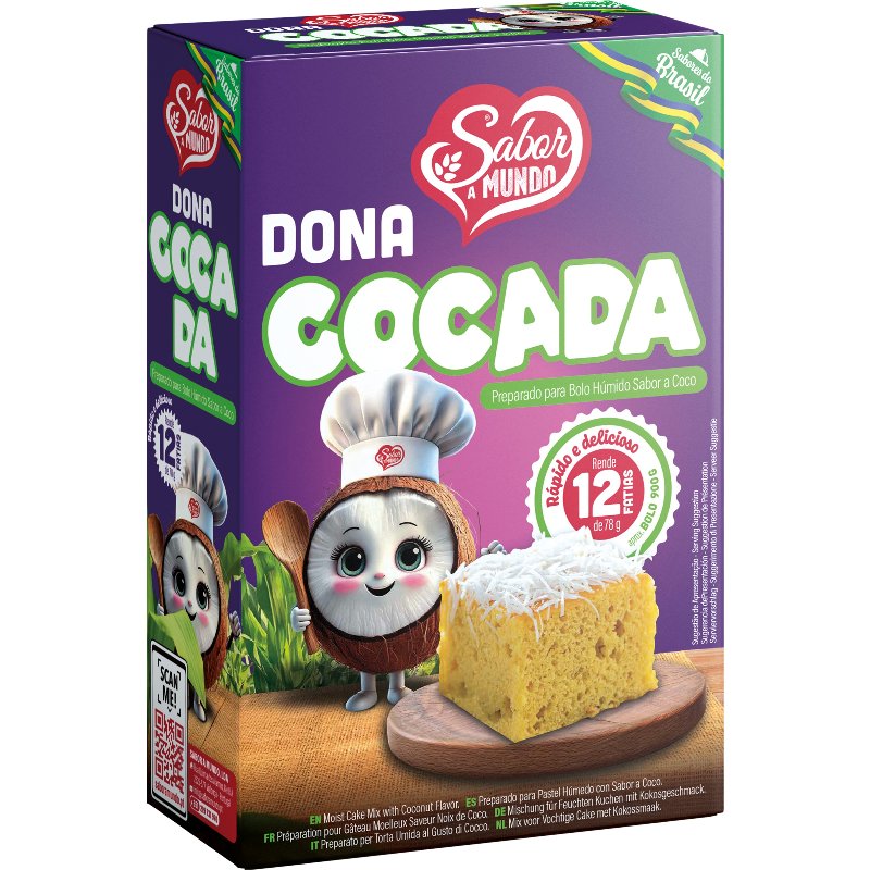 Preparado Para Bolo Coco 550 g