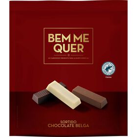 Sticks De Chocolate Belga Sortido Bem Me Quer 150 gr