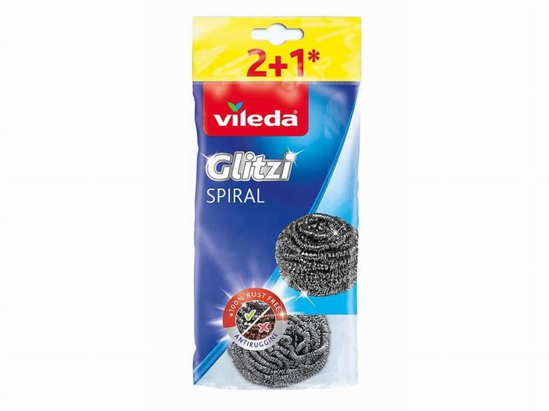 Esfregões Vileda Inox 2 + 1Un