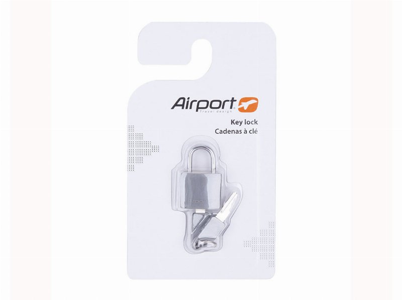 Cadeado De Chave Airport Cinzento