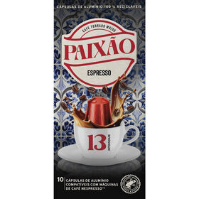 Cápsulas De Café Espresso Int 13 Paixão 10 Un