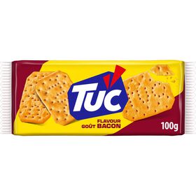 Bolachas Cracker Sabor A Bacon Tuc 100 gr