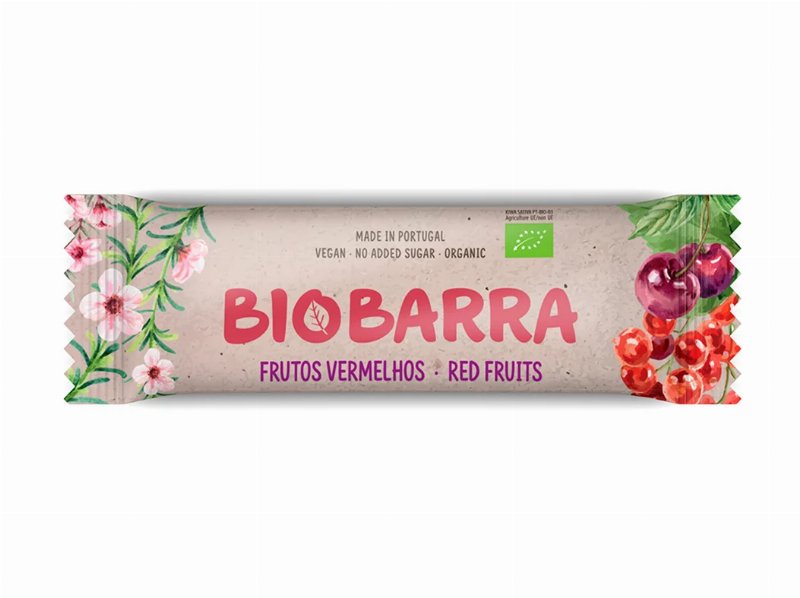 Barra Energética Biobarra Sem Glúten Frutos Vermelhos 30 g
