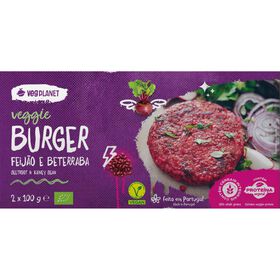Hambúrguer Feijão E Beterraba Vegplanet 200 gr (2 Un)
