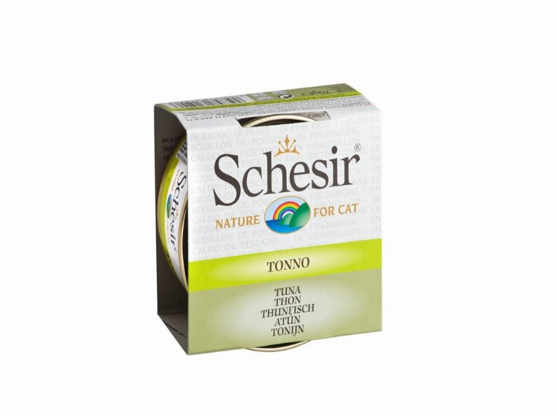 Comida Húmida Para Gato Schesir Lata Com Atum 85 g