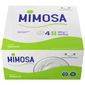 Iogurte Natural Mimosa 480 gr (4 Un)