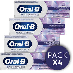Pasta De Dentes 3D White Luxe Perfeição Oral-B 4 X 75 ml