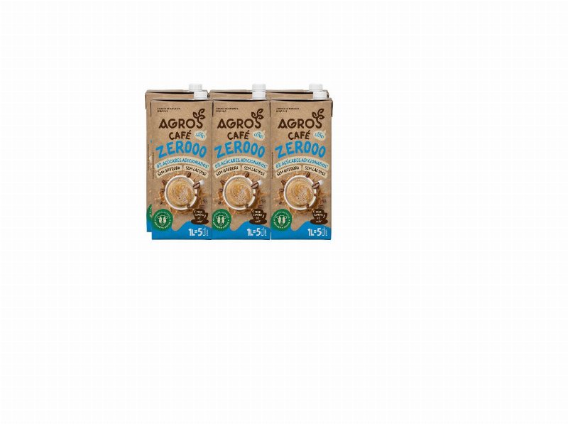 Leite S/Lactose Agros C/Café 6X1 l