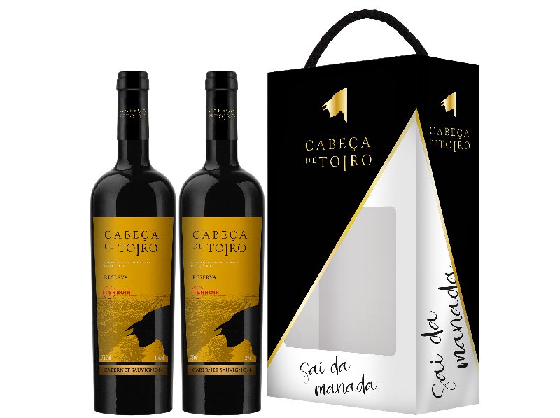 Conjunto Vinho Cabeça De Toiro Reserva Cab Sauv 2X0.75 l