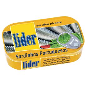 Sardinha Em Óleo Picante Lider 120 gr (Peso Escorrido 84 gr)