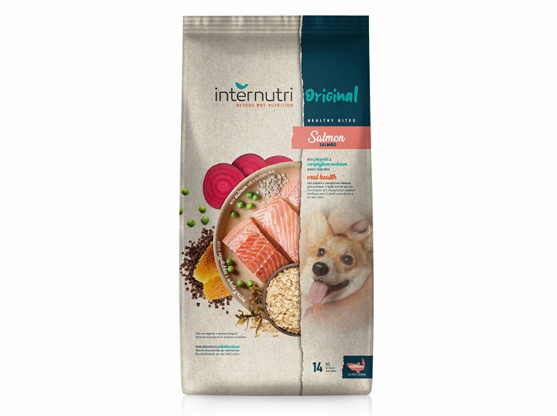 Ração Cão Internutri Saúde Oral Salmão 14 kg