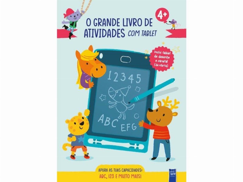 Livro O Grande Livro De Atividades Com Tablet - Abc E 123