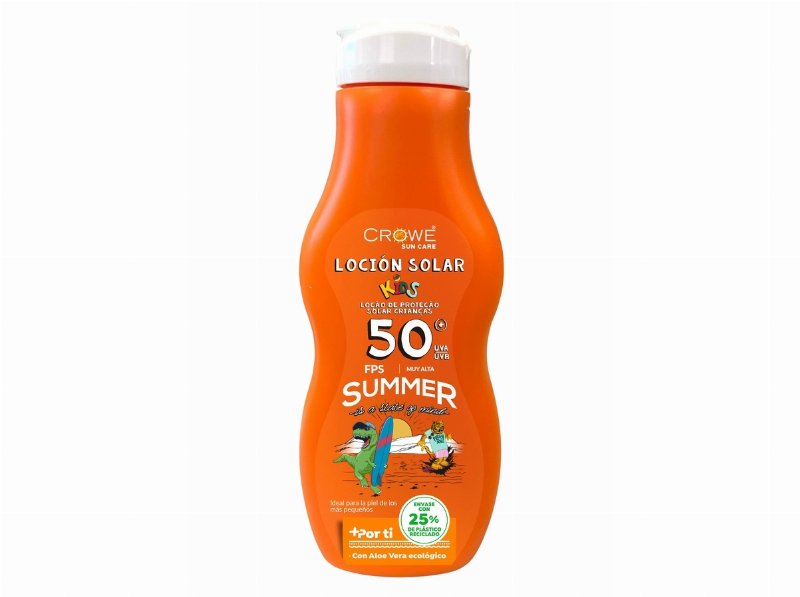 Loção Prot.solar Kids Crowe Aloe Vera-Camomila Fp50 250 ml