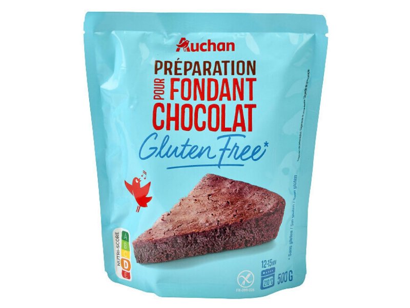 Preparado Para Bolo Auchan Chocolate Sem Gluten 500 g