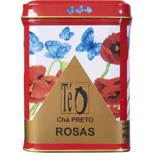 Chá Preto Aromatizado A Rosas 100 g