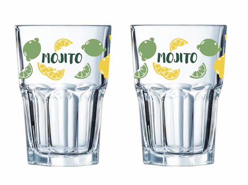 Set 2 Copos Vidro Actuel Mojito 30 cl