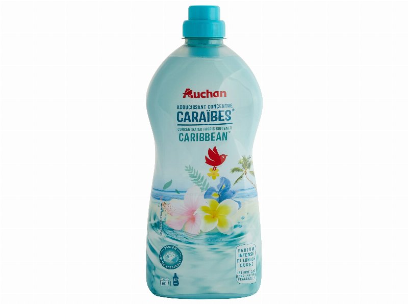 Amaciador Concentrado Auchan Caraíbas 60 Doses