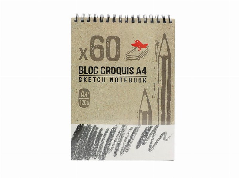 Caderno Para Desenho Auchan A4 60 Folhas