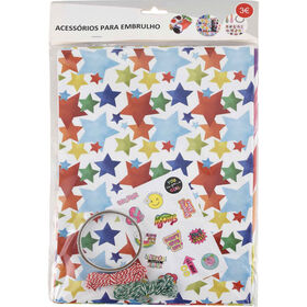 Conjunto De Acessórios Para Embrulho Bazarão 1 Un