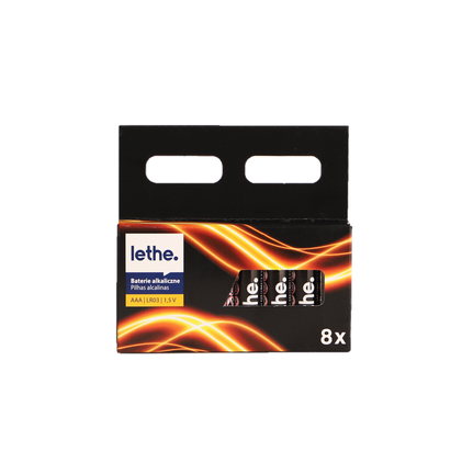 Pilhas Alcalinas Aaa Lr03 Lethe