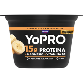 Iogurte Proteína Manteiga De Amendoim E Banana Yopro Danone 160 gr