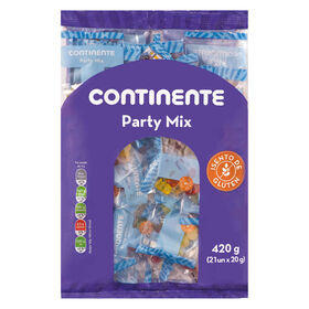 Gomas Sortido Party Mix Sem Glúten Continente Infantil 420 gr