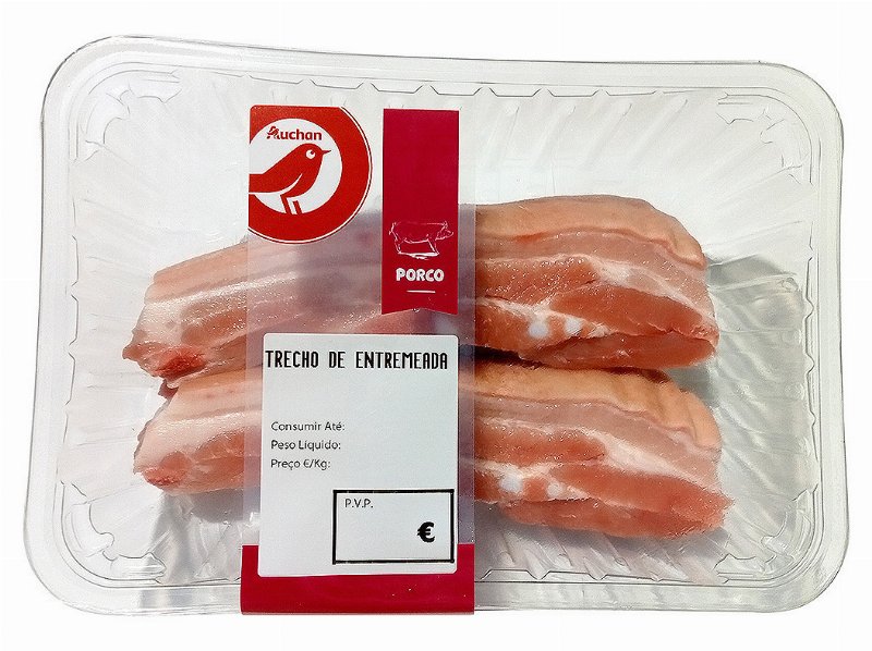 Trecho De Entremeada Porco Auchan Kg
