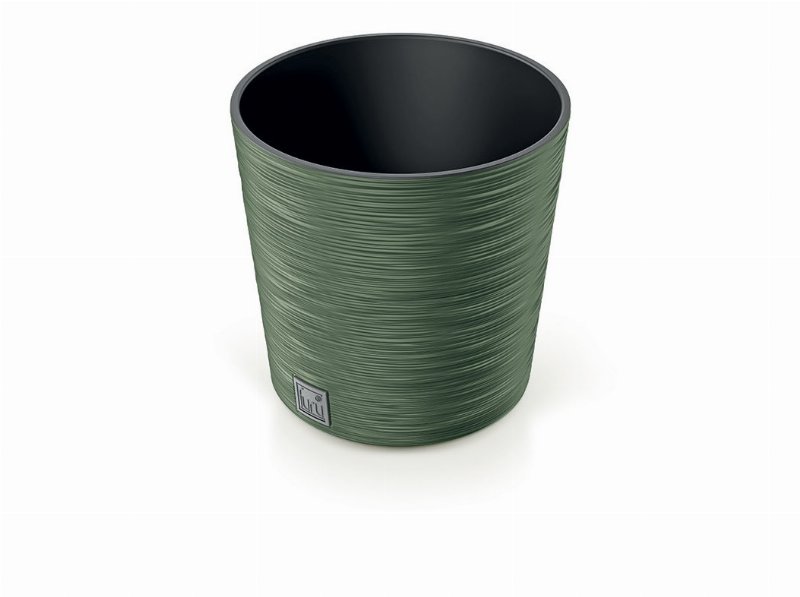 Vasos Plástico Reciclado Gardenstar Verde Ø25Cm