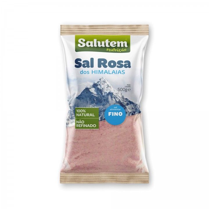 Sal Rosa Dos Himalaias Fino 500 g Salutem