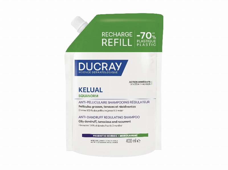 Recarga Champô Ducray Kelual Squanorm Oleosa 400 ml