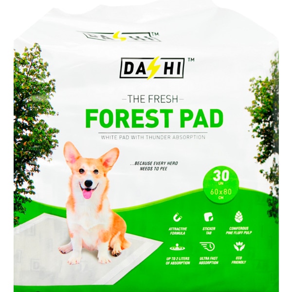 Forest Pad Tapete Higiénico 60X80 Cm 30 unidades