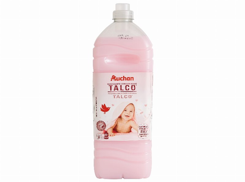 Amaciador Concentrado Auchan Talco 80 Doses