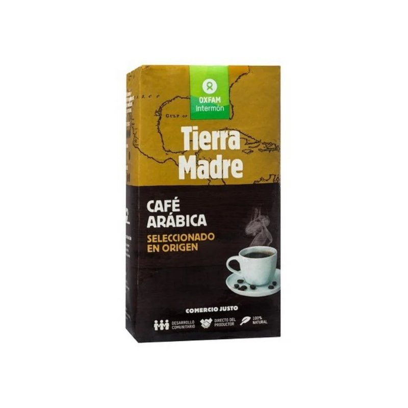 Café Moído De Torrefação Natural 100% Arábica Tierra Madre 250 g