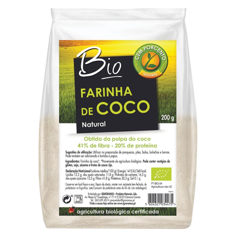 Farinha De Coco Biológica 200 g